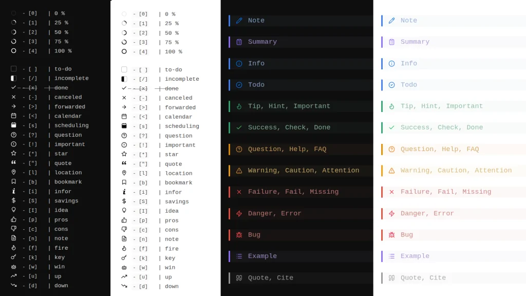 Unified checkboxes and more subtle callouts